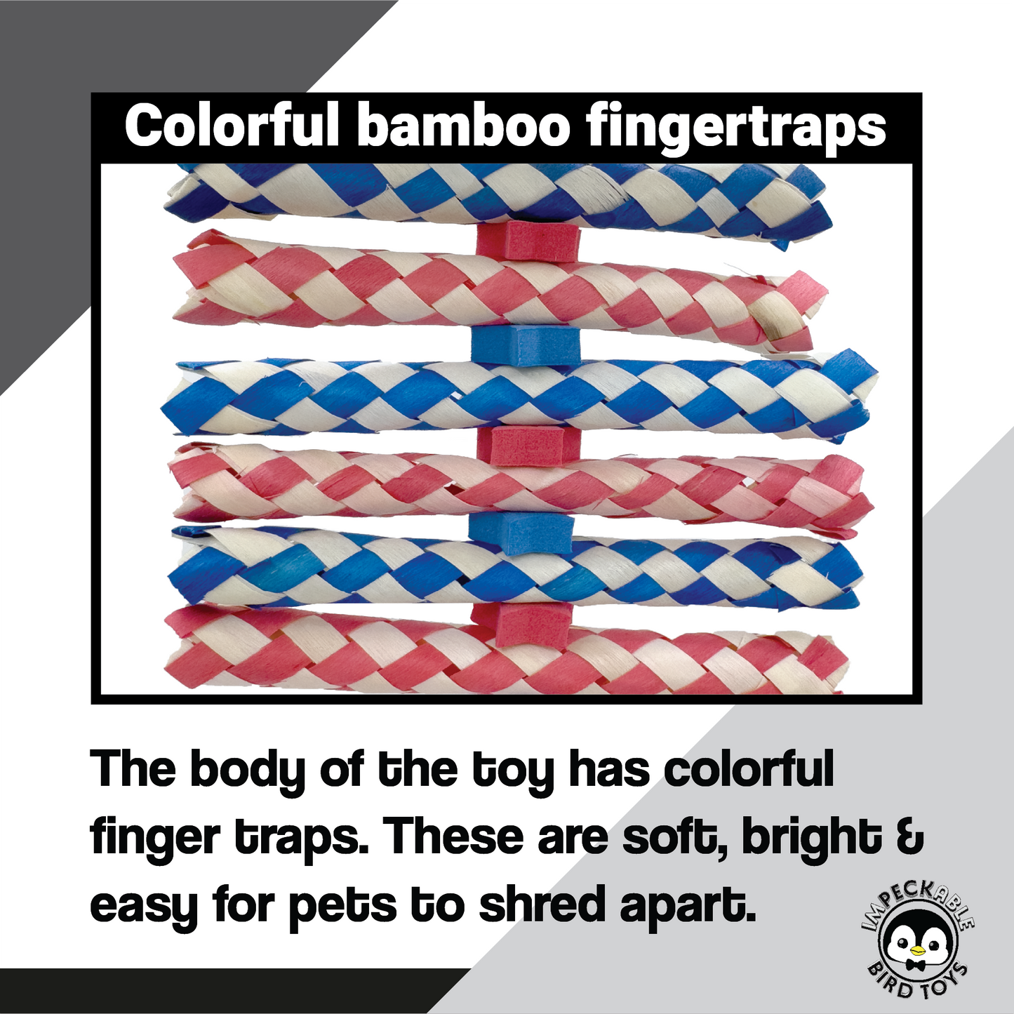 1249 Short Star Spangled Fingertrap Shredder