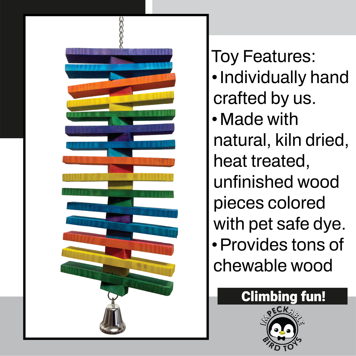 1811 Huge Rainbow Slat Climber