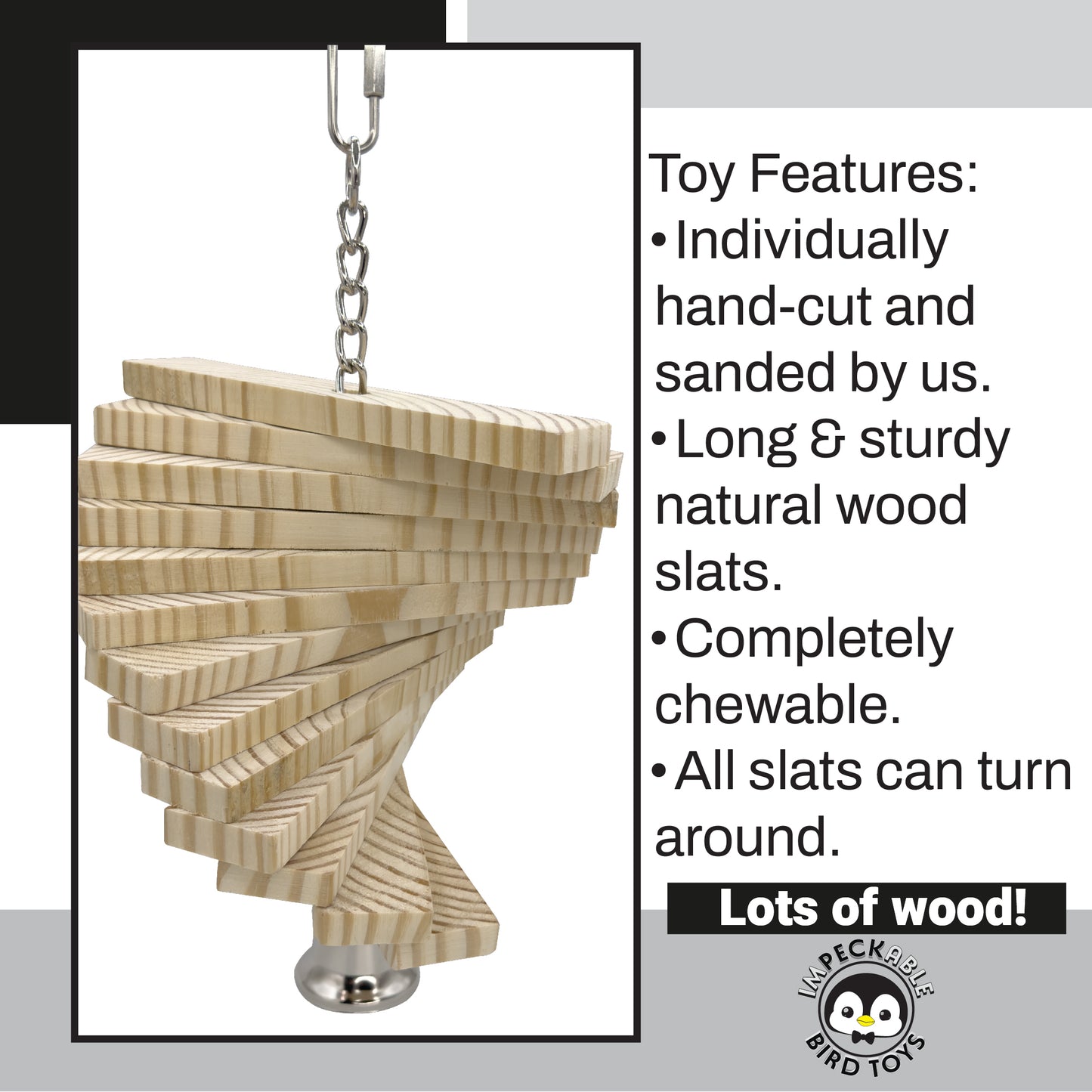 1833 Medium Natural Twirly