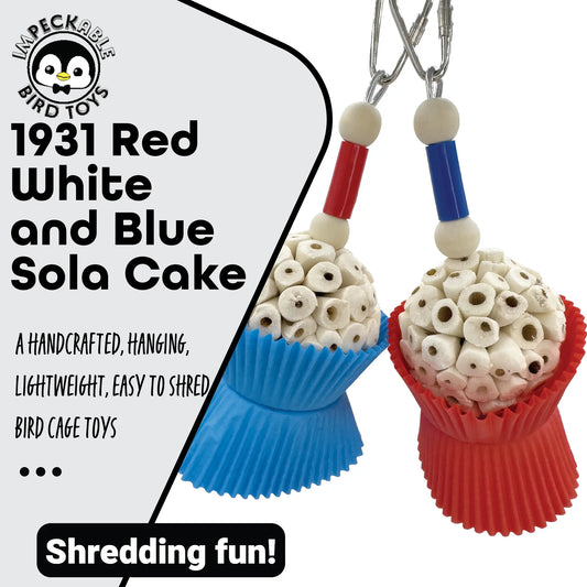 1931 Red White and Blue Sola Cake