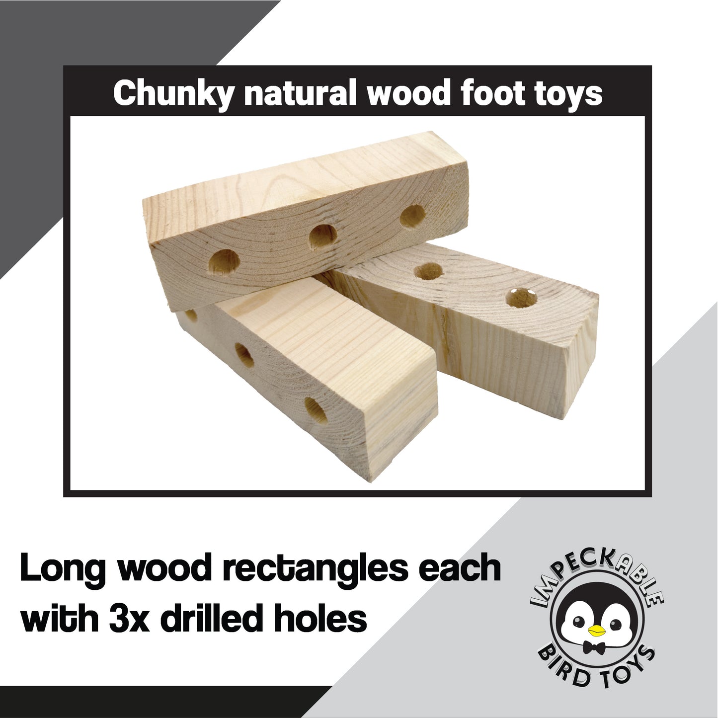 3000 Block Type 1 - Natural Drilled Rectangle