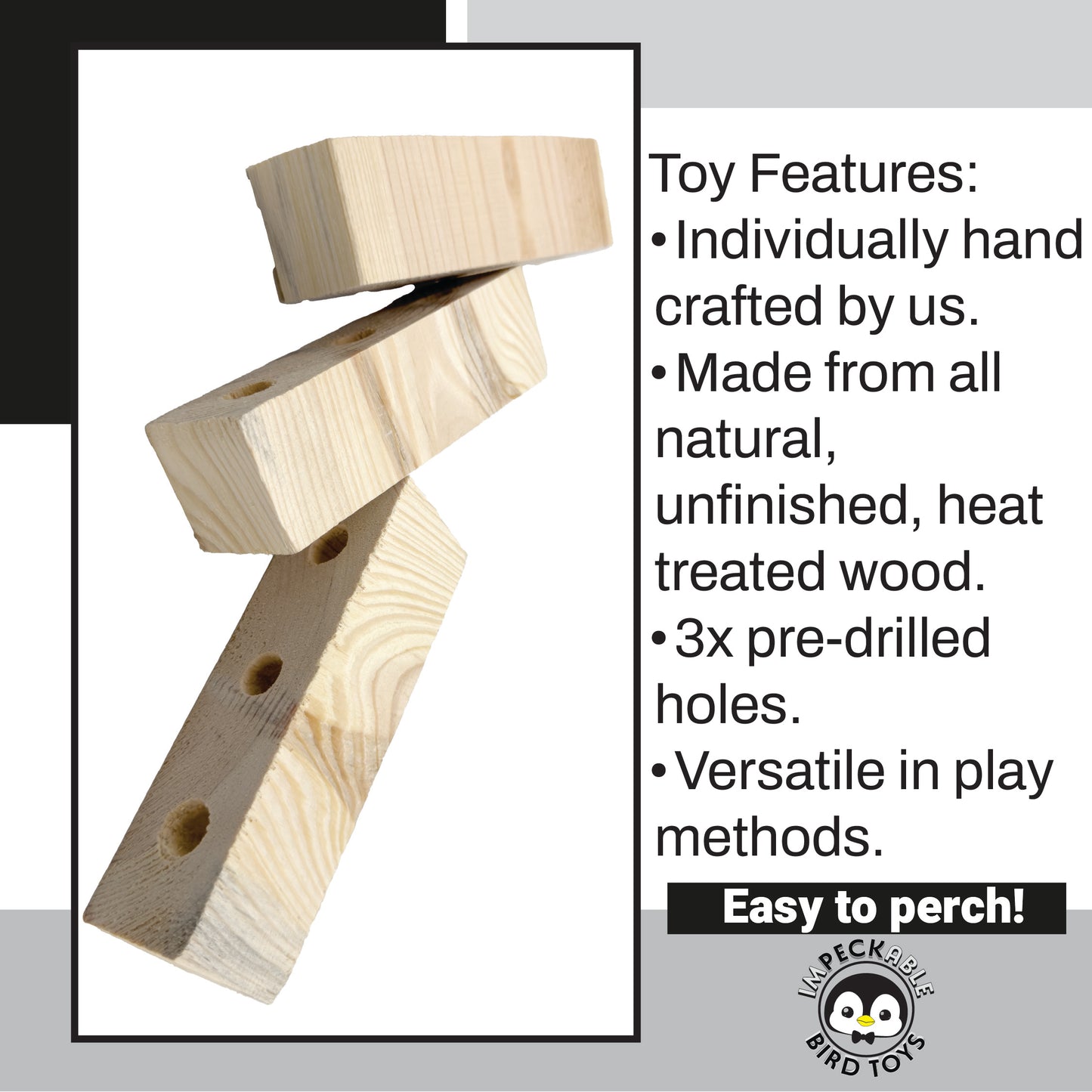 3000 Block Type 1 - Natural Drilled Rectangle
