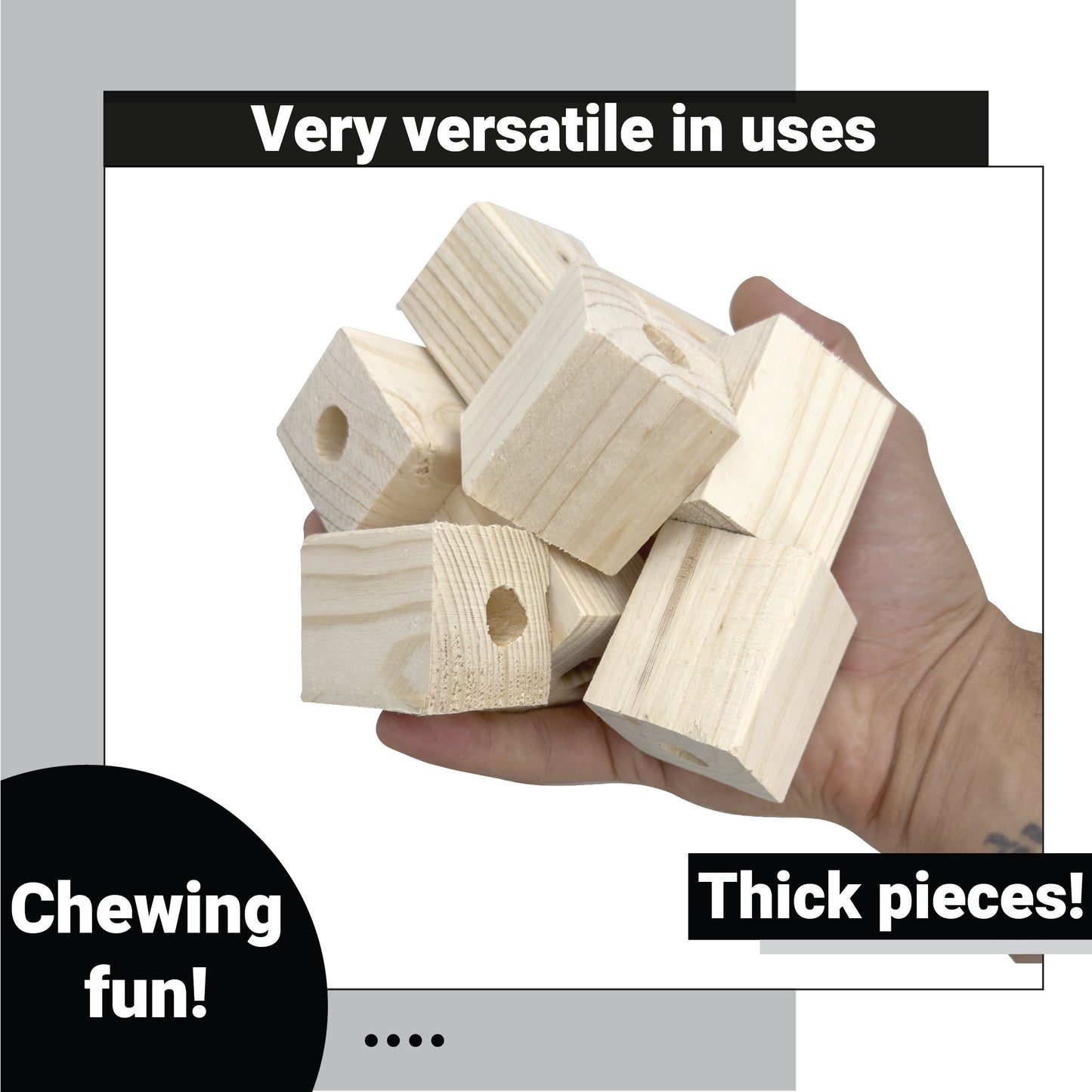 3001 Block Type 2 - Natural Drilled Block