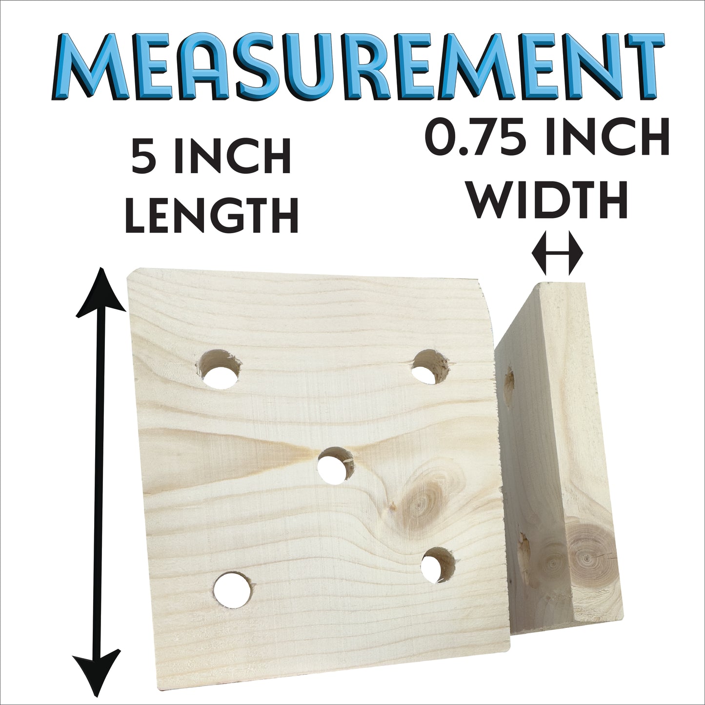 3005 Block Type 5 - Natural Drilled Square