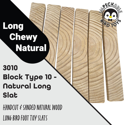 3010 Block Type 10 - Natural Long Slat