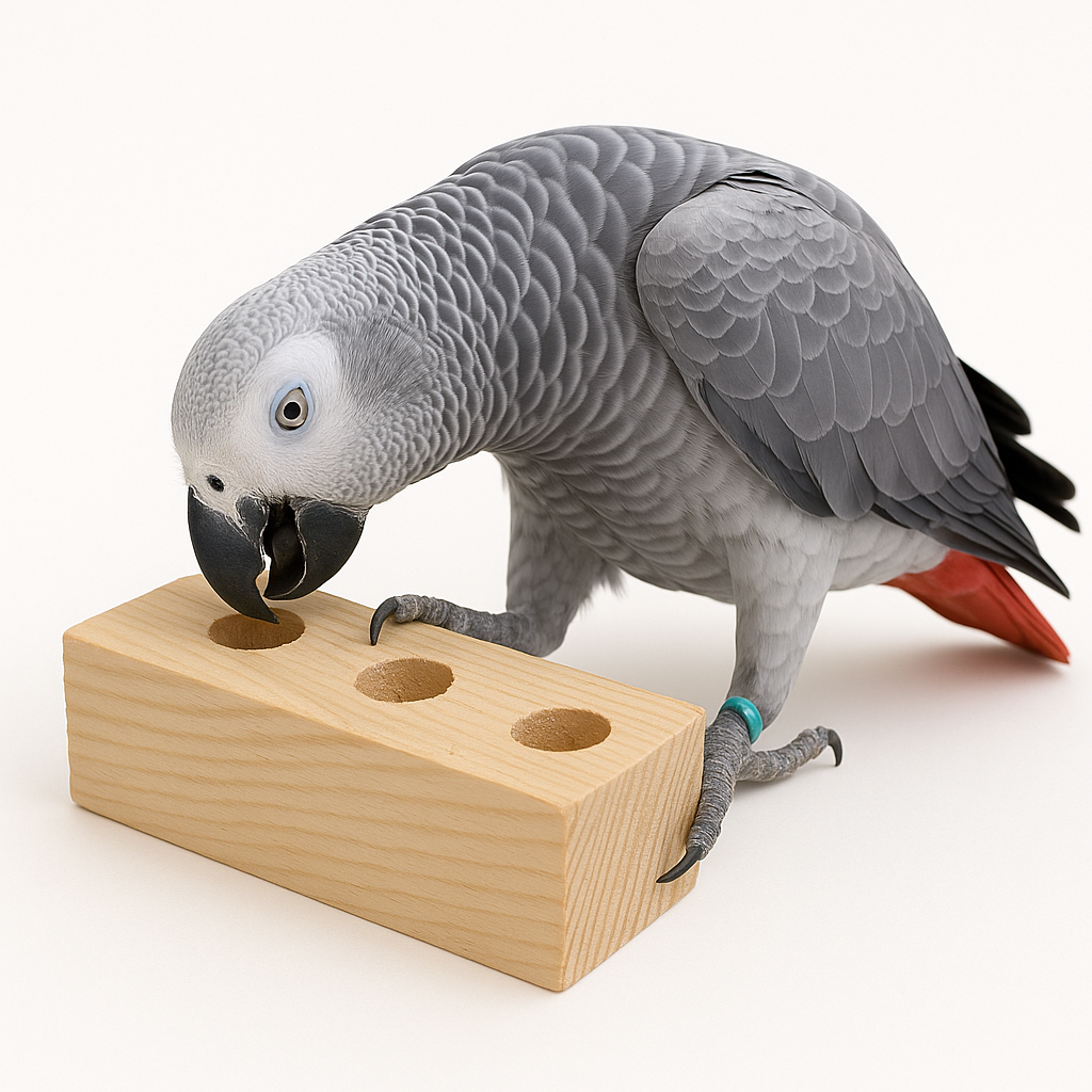Why Wood Blocks Are a Must-Have for Your Bird's Enrichment – Impeckable ...