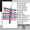 1249 Short Star Spangled Fingertrap Shredder