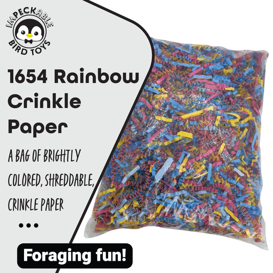 1654 Rainbow Crinkle Paper