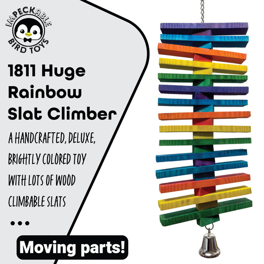 1811 Huge Rainbow Slat Climber