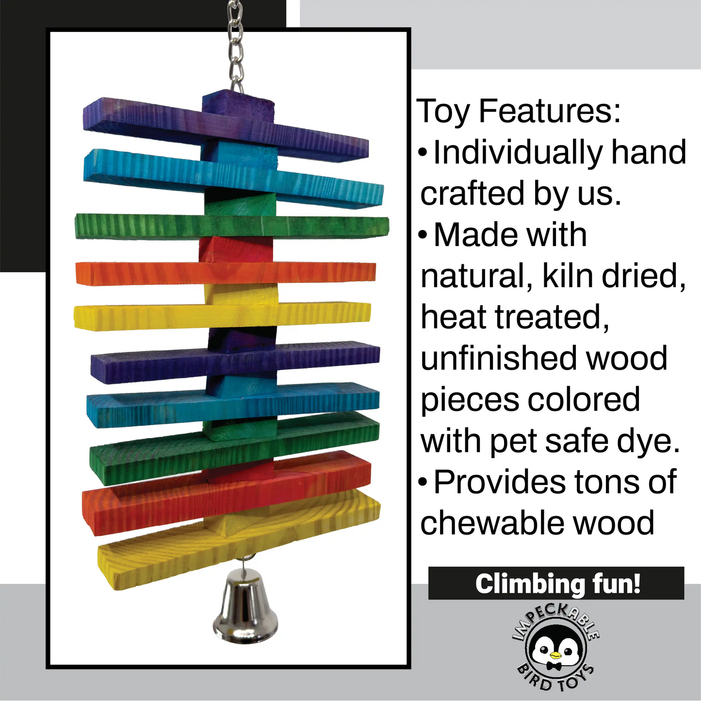 1812 Medium Rainbow Slat Climber