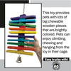 1812 Medium Rainbow Slat Climber