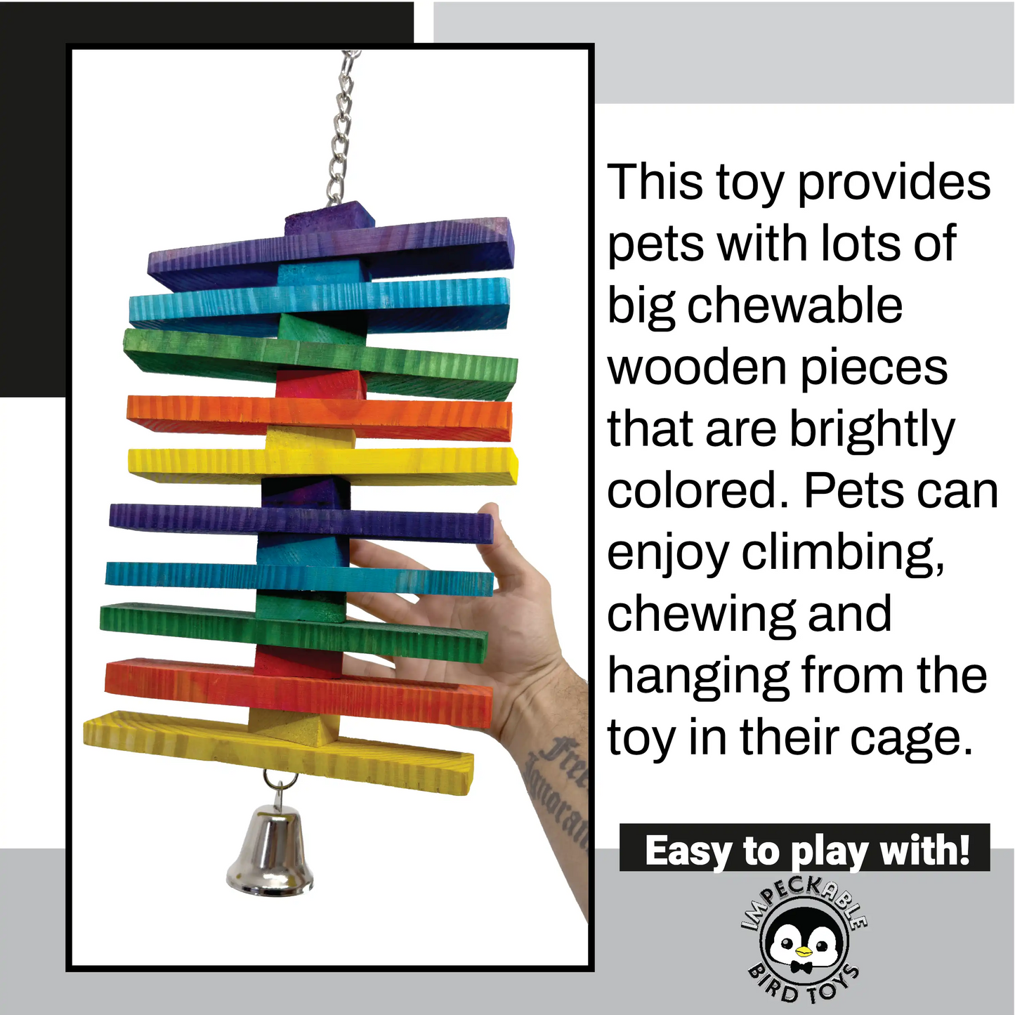 1812 Medium Rainbow Slat Climber