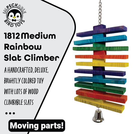 1812 Medium Rainbow Slat Climber