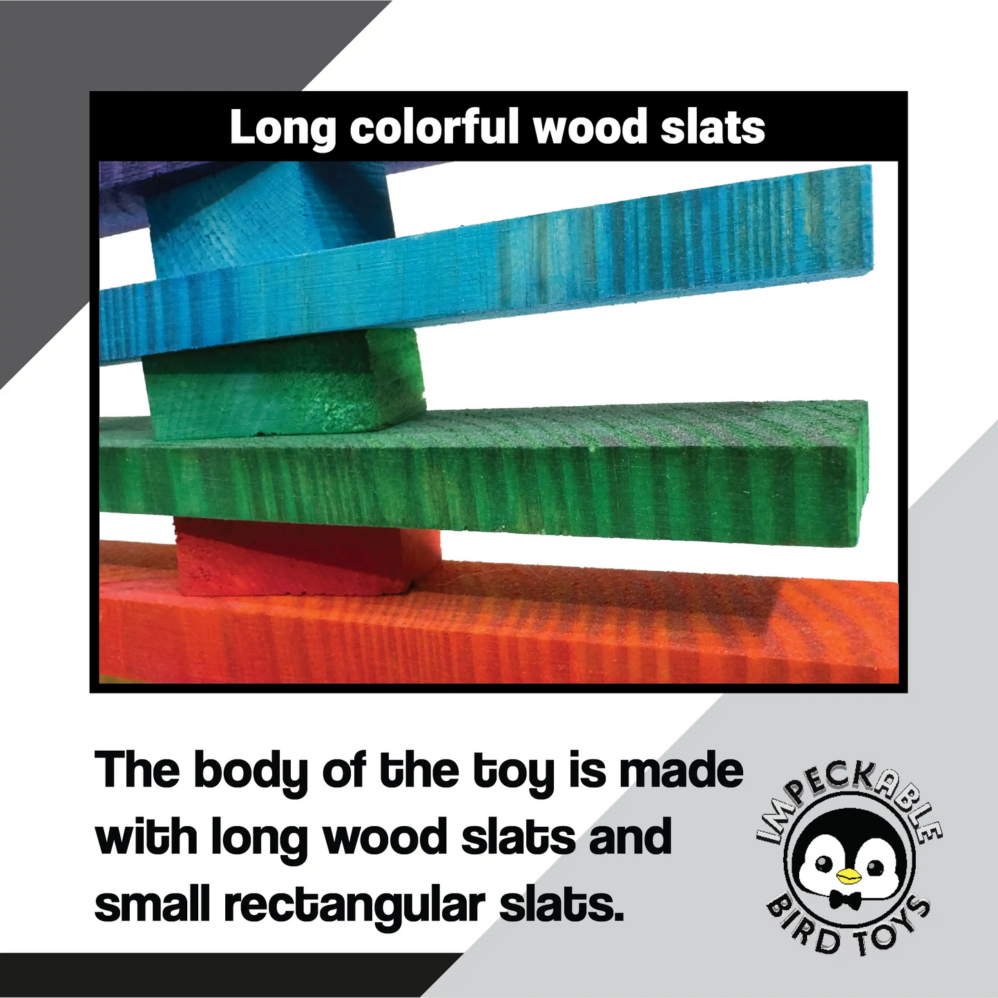 1812 Medium Rainbow Slat Climber