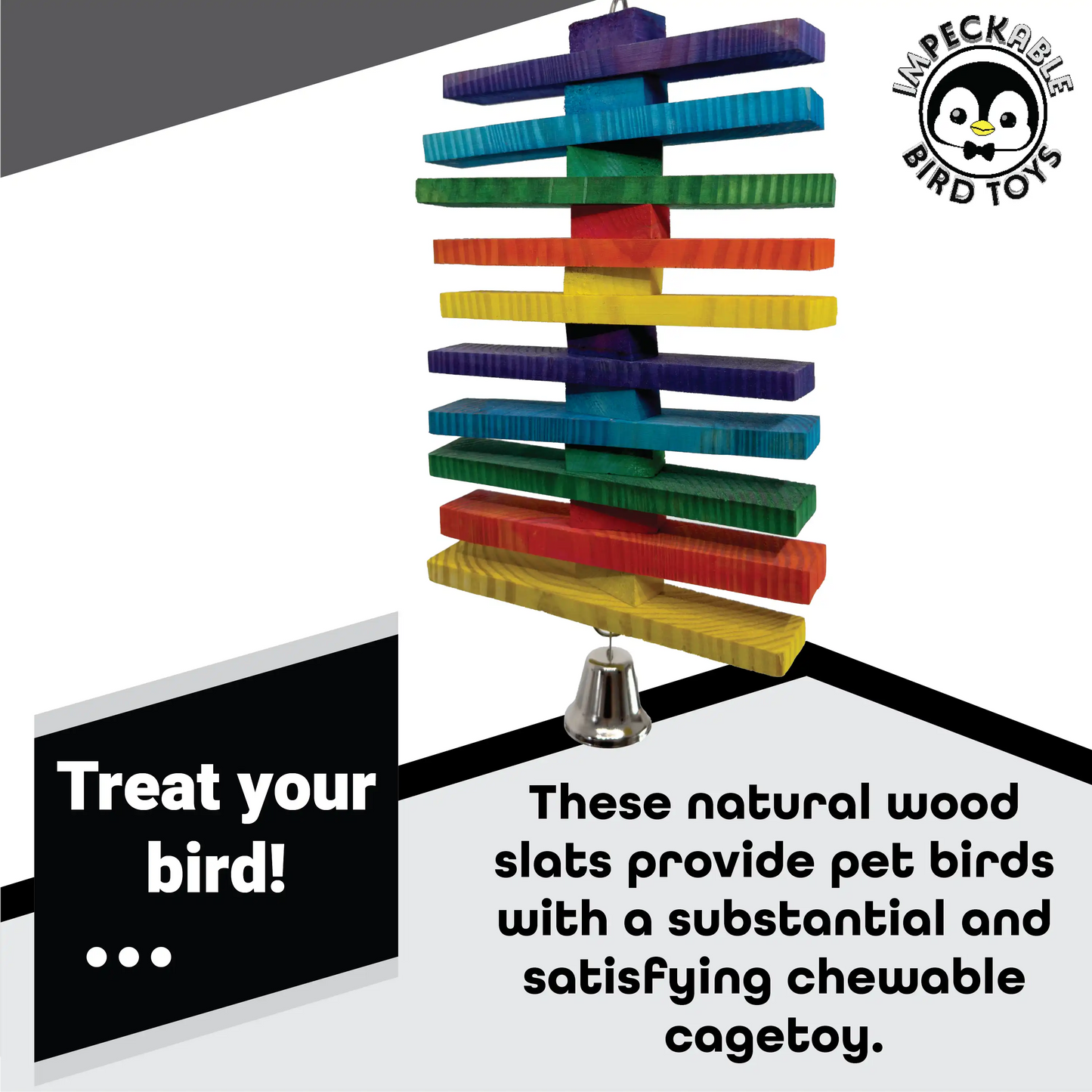 1812 Medium Rainbow Slat Climber