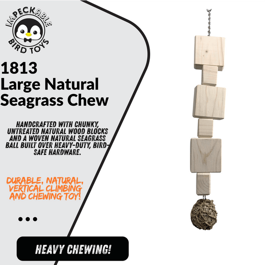 1813 Large Natural Seagrass Chew