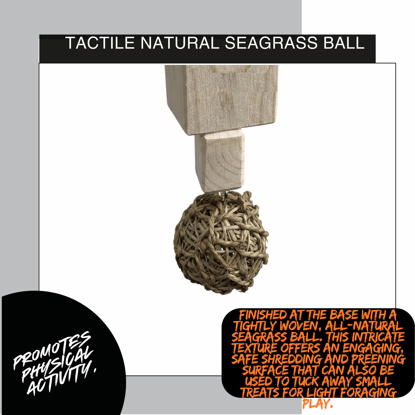 1813 Large Natural Seagrass Chew
