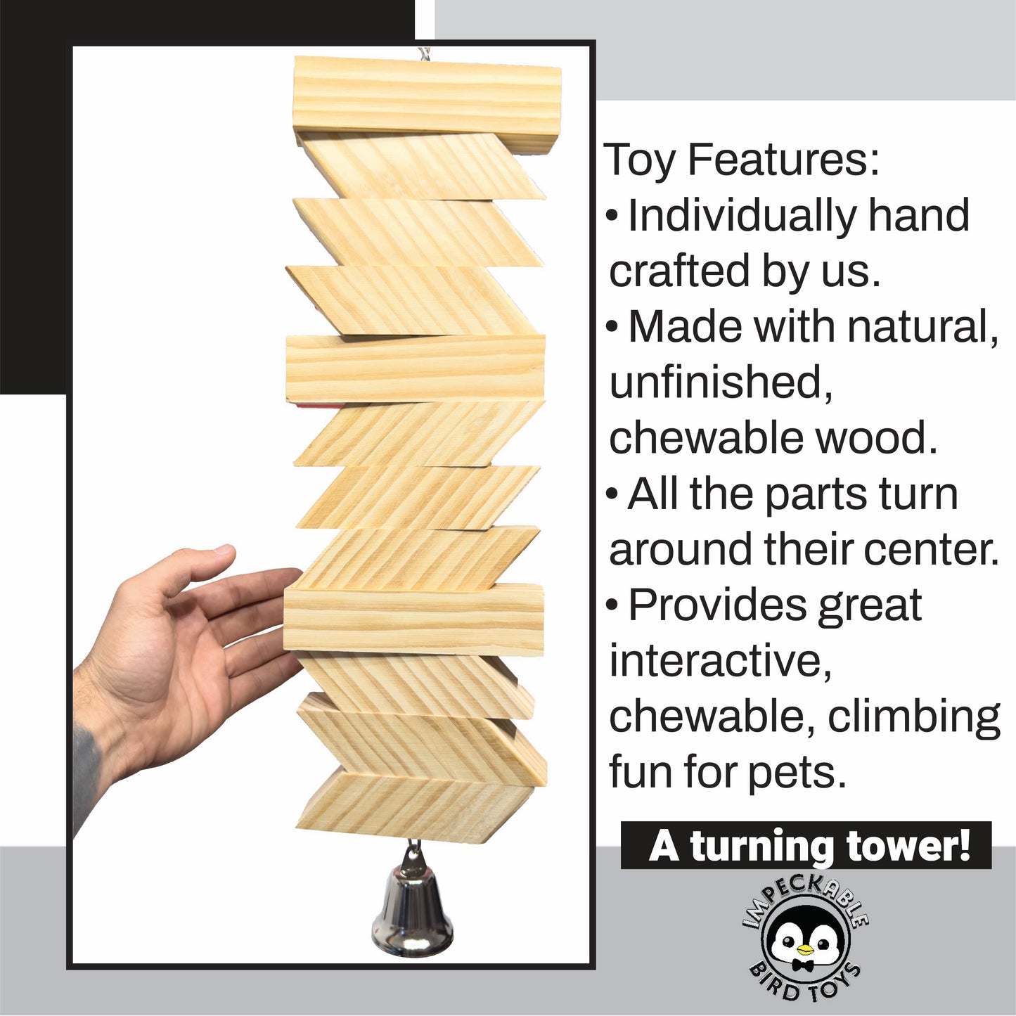 1835 Large Natural Slat Spinner