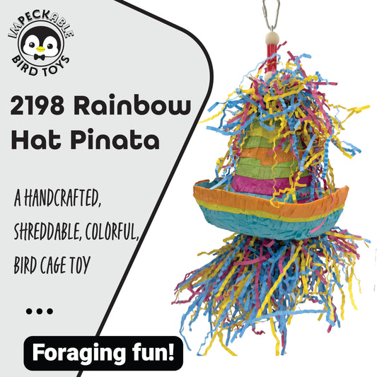 2198 Rainbow Hat Pinata
