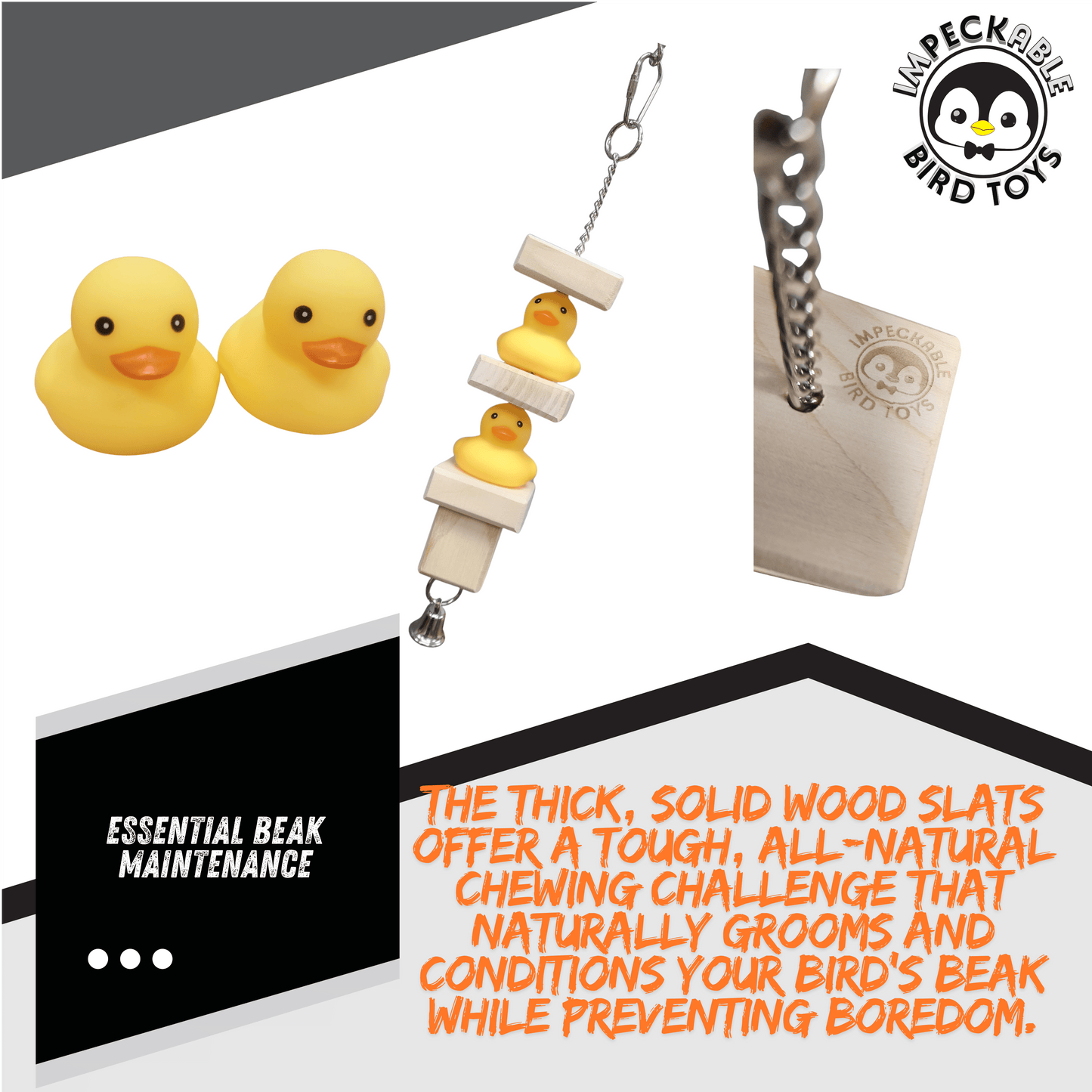 223 Two Lucky Ducks Natural Blocker