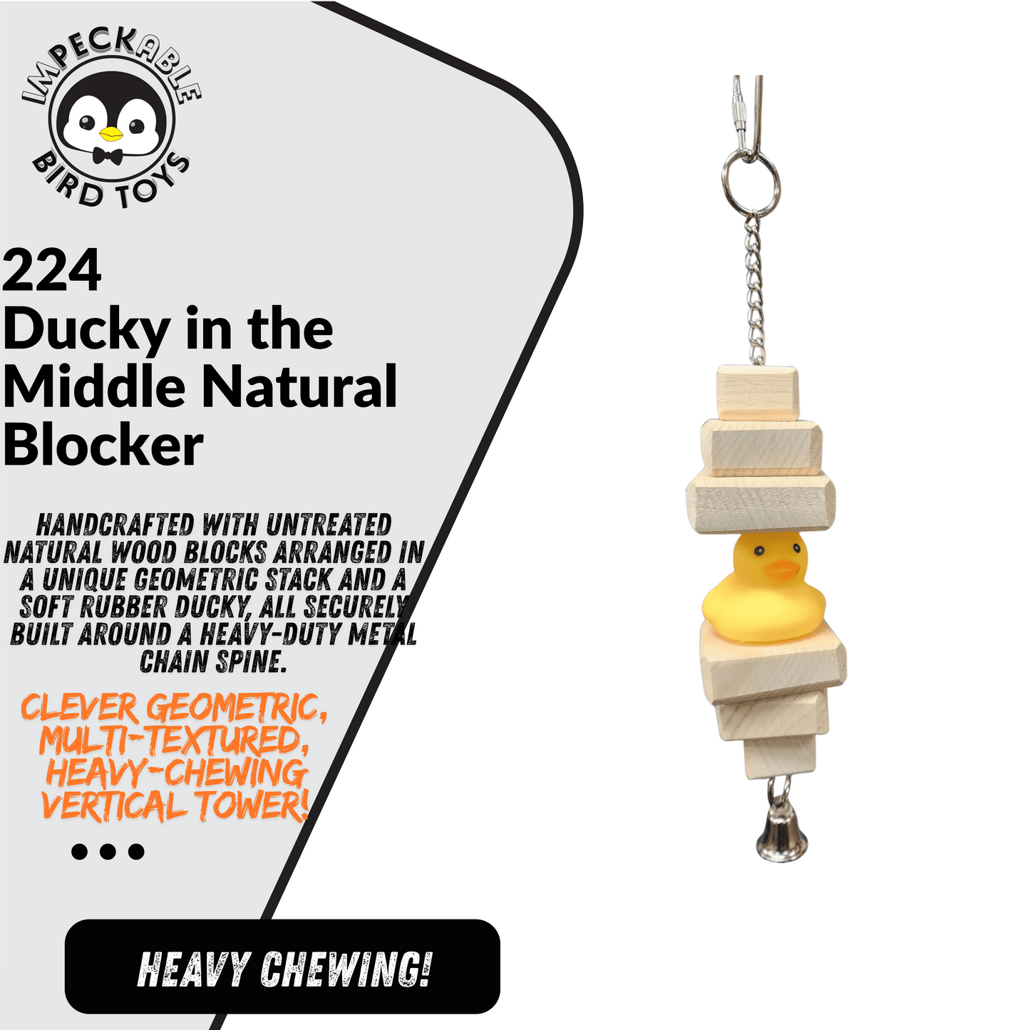224 Ducky in the Middle Natural Blocker