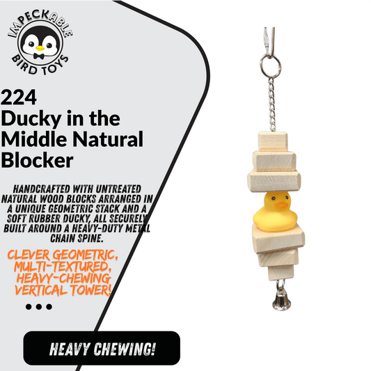 224 Ducky in the Middle Natural Blocker