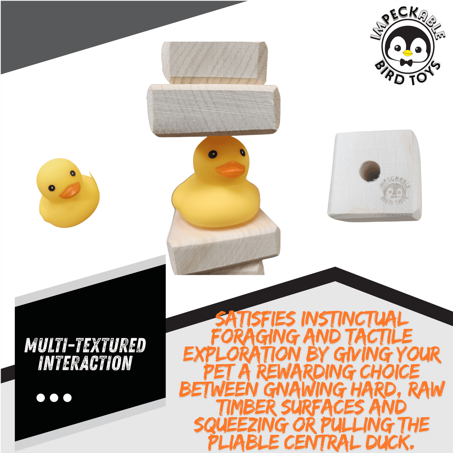 224 Ducky in the Middle Natural Blocker