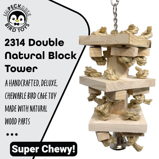 2314 Double Natural Block Tower
