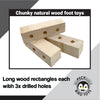 3000 Block Type 1 - Natural Drilled Rectangle