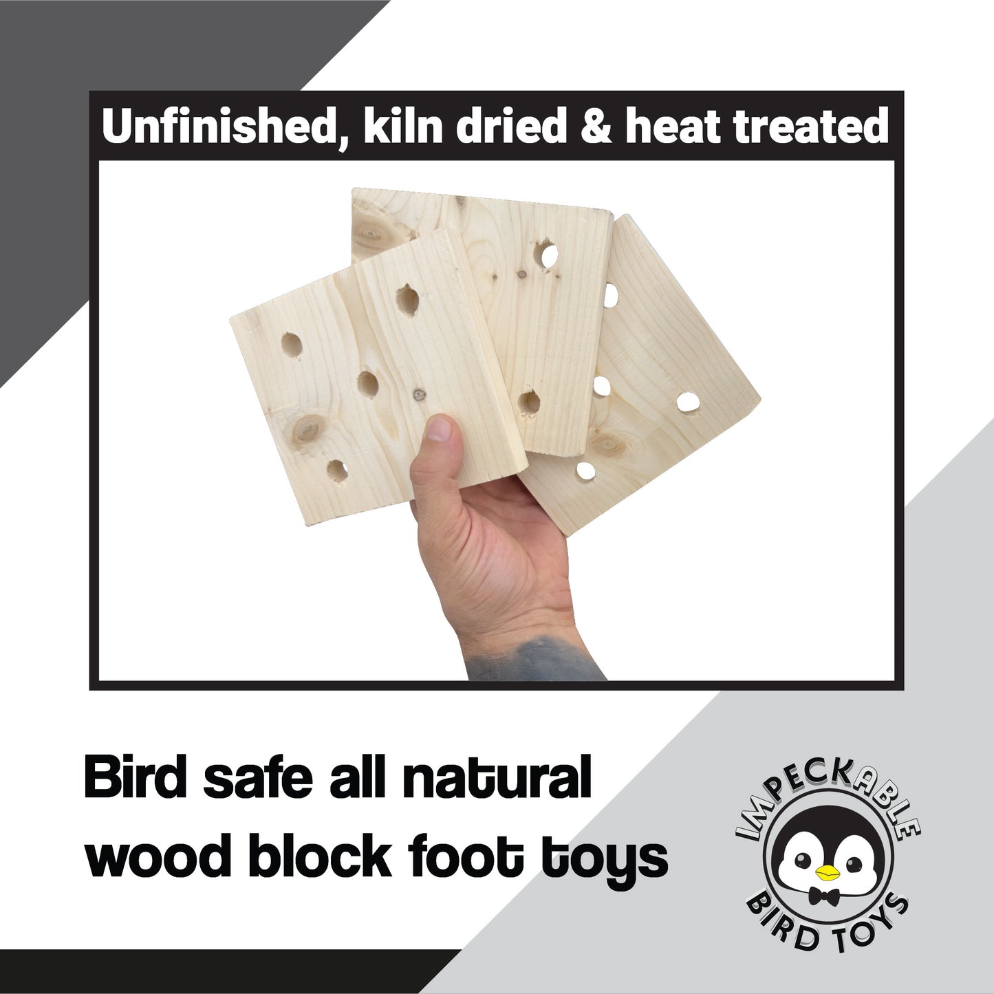 3005 Block Type 5 - Natural Drilled Square