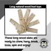 3008 Block Type 8 - Natural Medium Drilled Slat