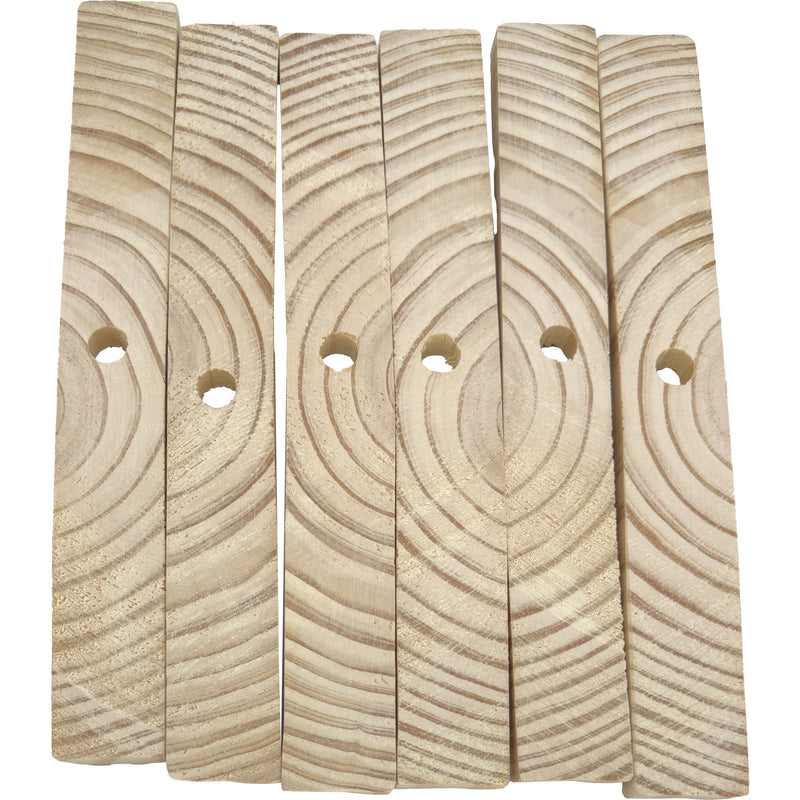 3009 Block Type 9 - Natural Long Drilled Slat