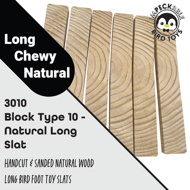 3010 Block Type 10 - Natural Long Slat