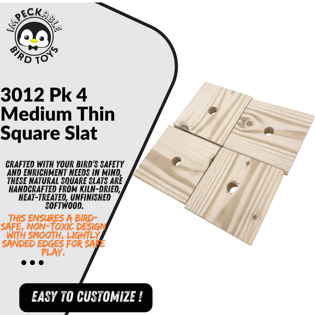 3012 Block Type 12 - Medium Thin Square Slat