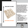 3012 Block Type 12 - Medium Thin Square Slat