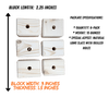 3015 Small Chunky Block