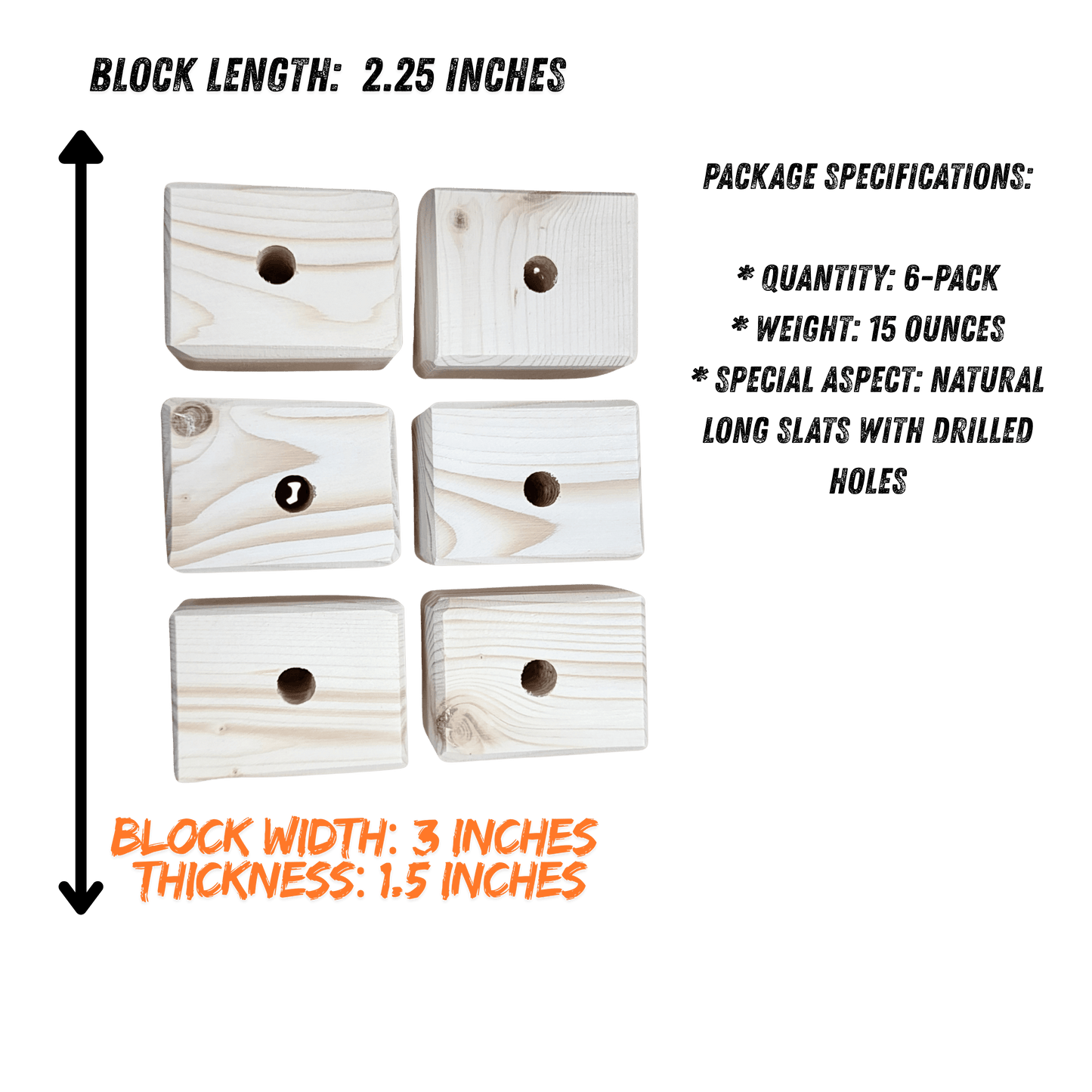 3015 Small Chunky Block
