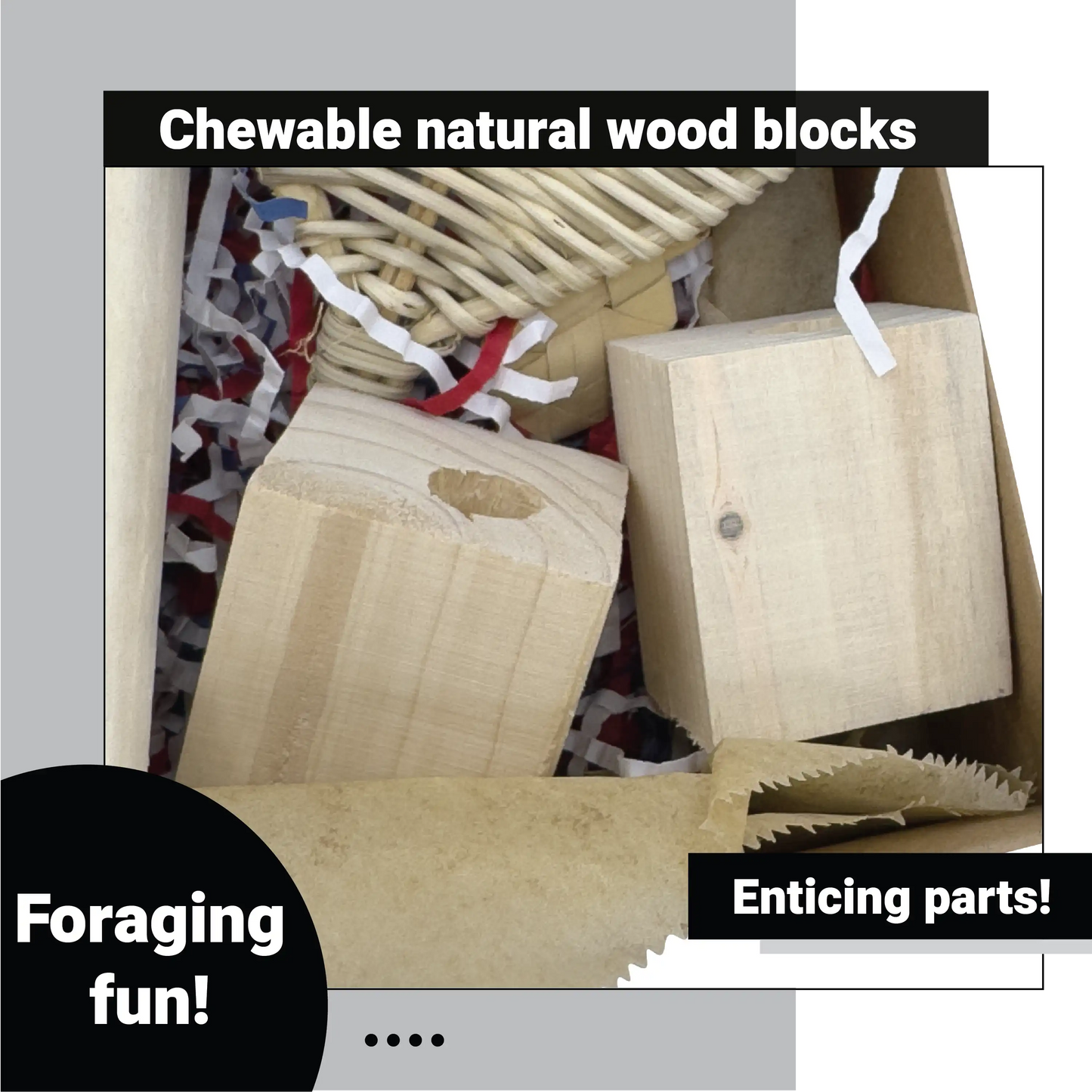 3104 USA Natural Shred Foraging Box