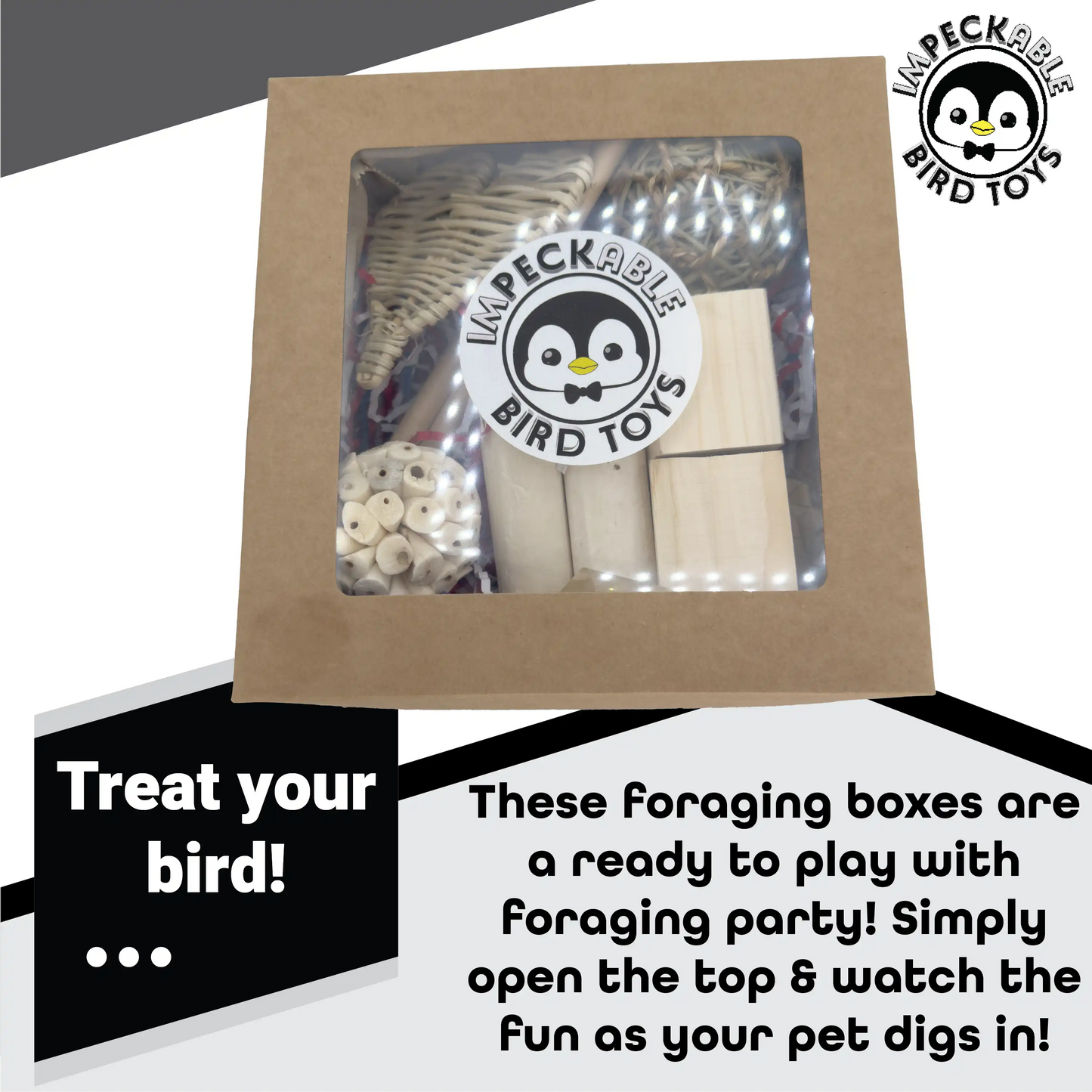 3104 USA Natural Shred Foraging Box