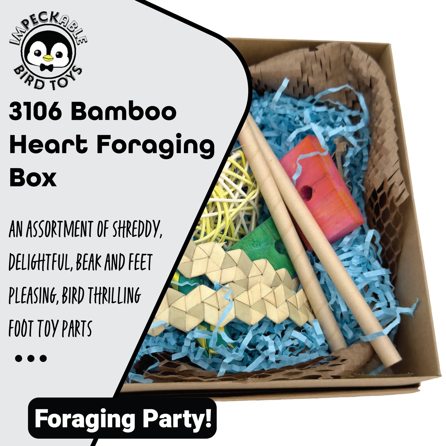 3106 Bamboo Heart Foraging Box
