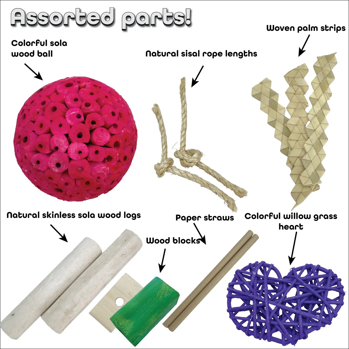3107 Sola Shred Heart Foraging Box