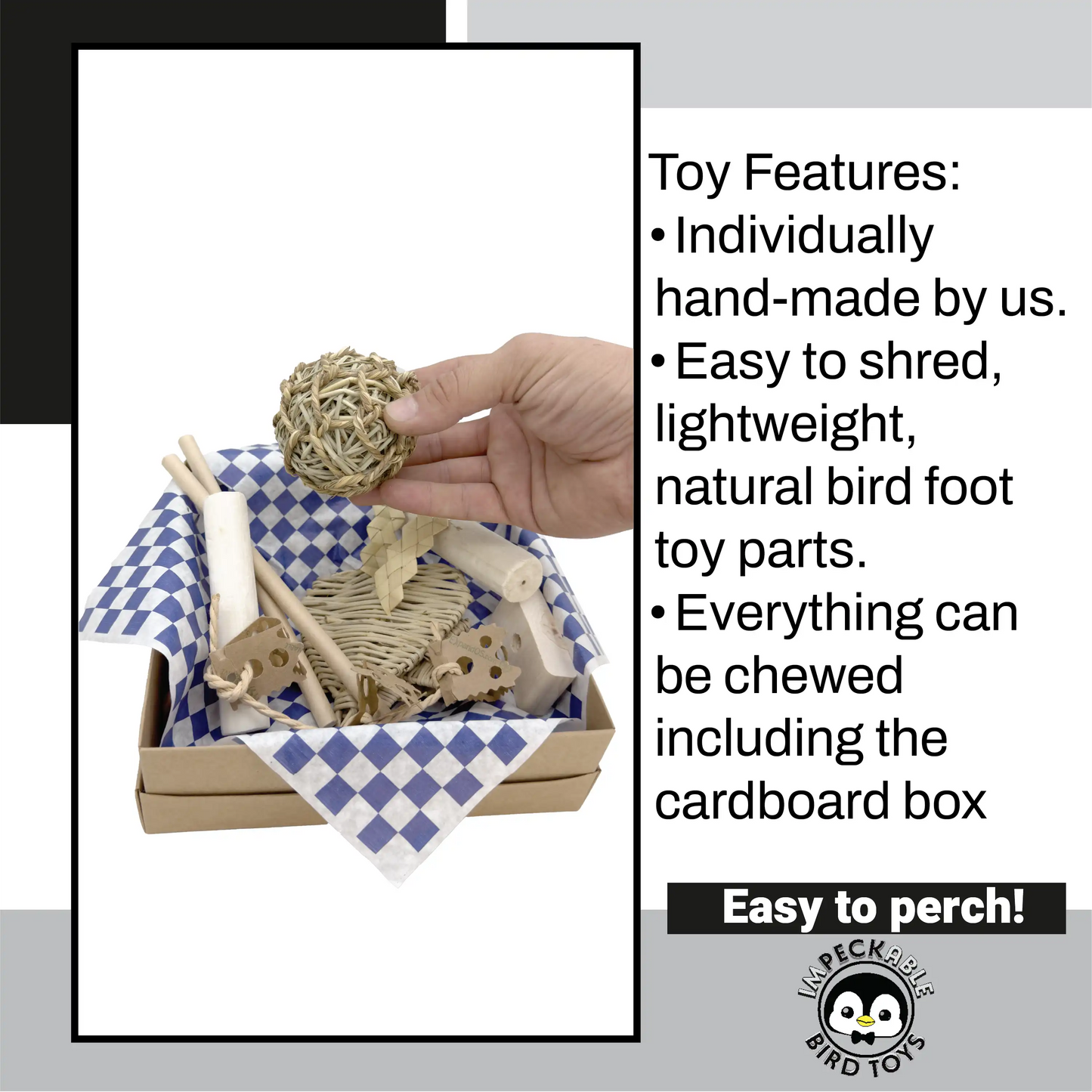 3108 Seagrass Checker Chew Foraging Box