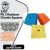 3307 Block Type 7 - Rainbow Chunky Squares
