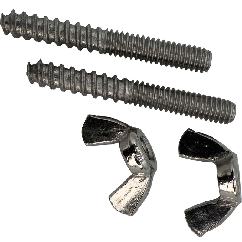 360 Pk2 Stainless Steel Hanger Bolt & Wingnut