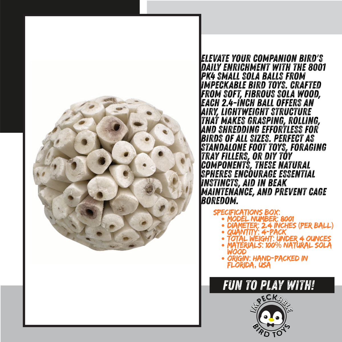 8001 Pk4 Small Sola Balls