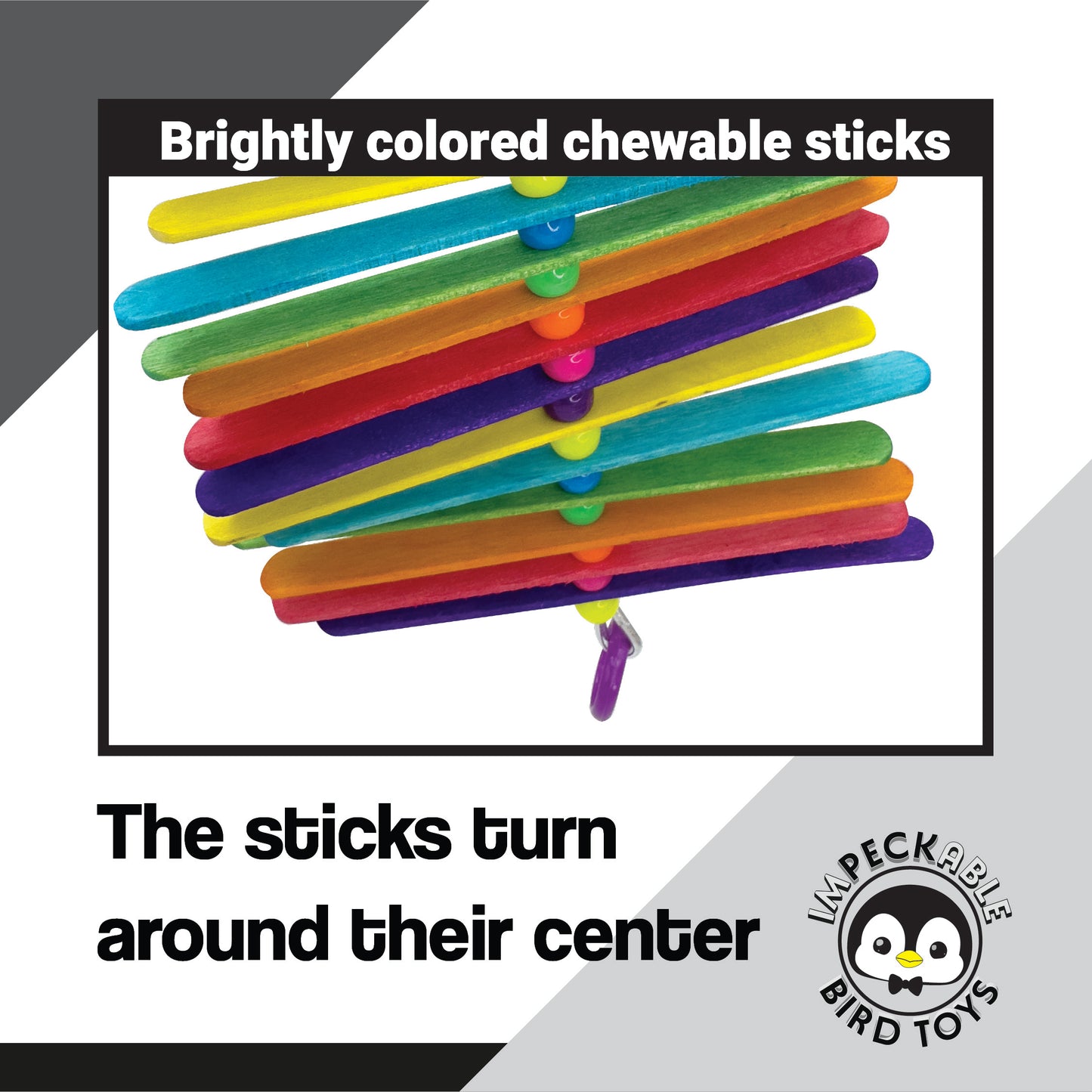 859 Mini Long Rainbow Stick
