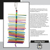 859 Mini Long Rainbow Stick