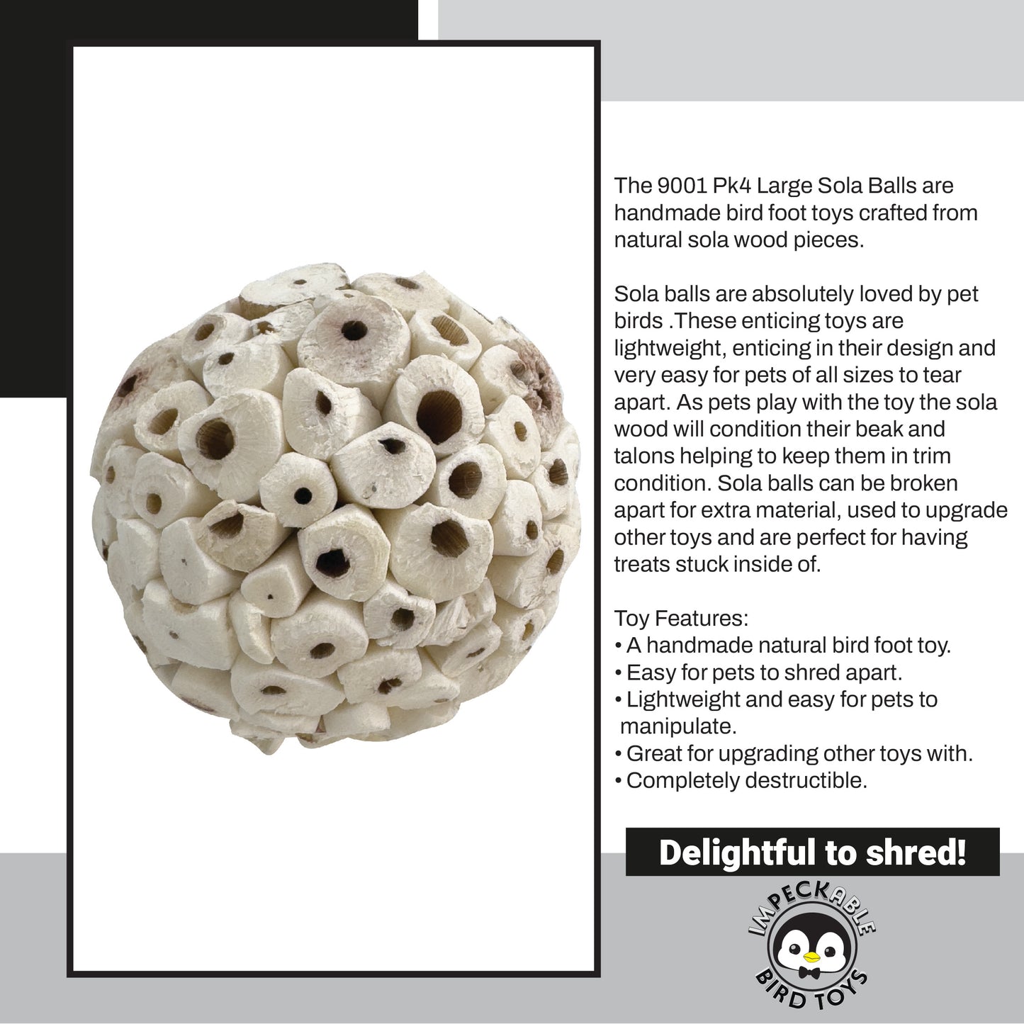 9001 Pk4 Large Sola Balls