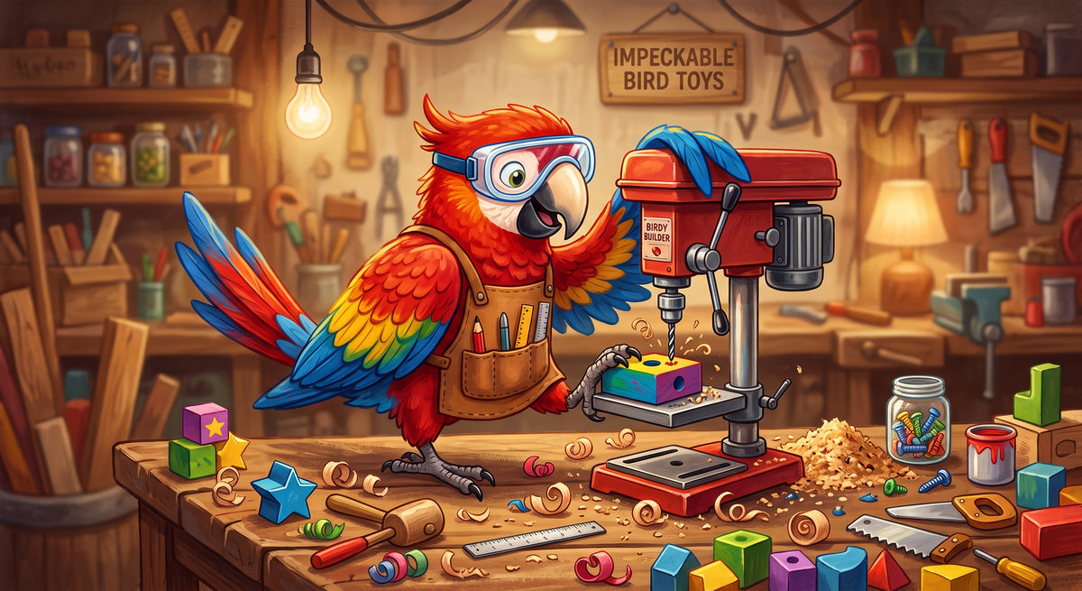 Handcrafted bird toys workshop
